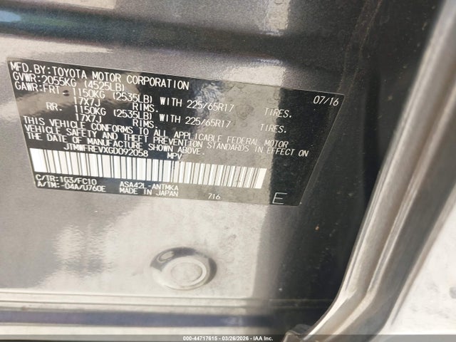 Toyota RAV4 Xle