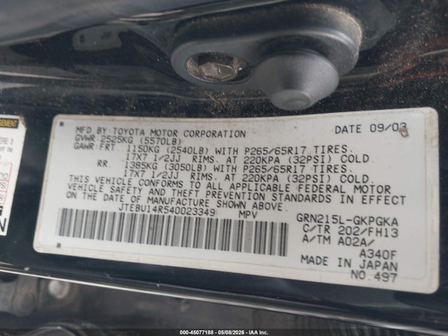 Toyota 4Runner Sr5 Sport V6