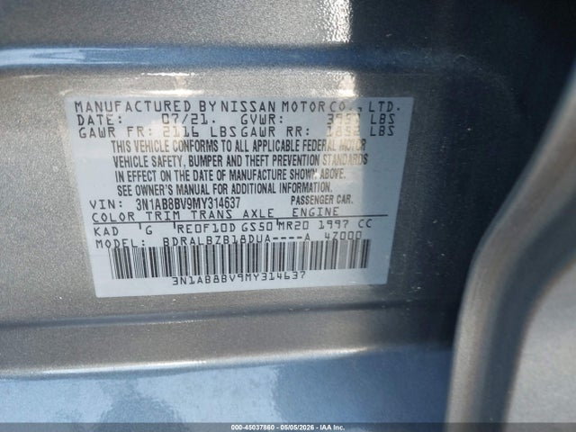 Nissan Sentra S Xtronic Cvt