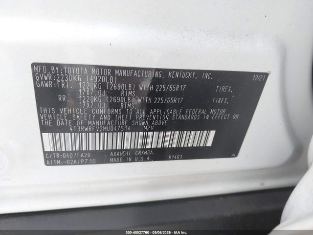 Toyota RAV4 Xle