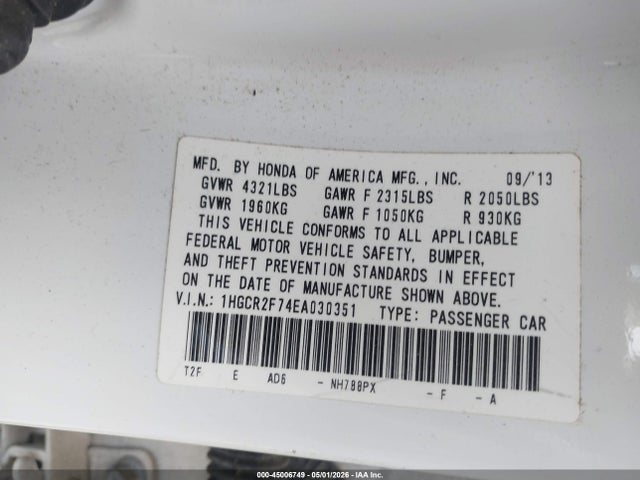 Honda Accord Ex