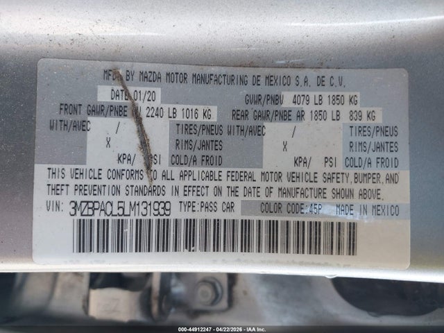 Mazda Mazda3 Select Package