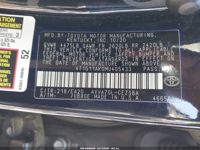 Toyota Camry Se