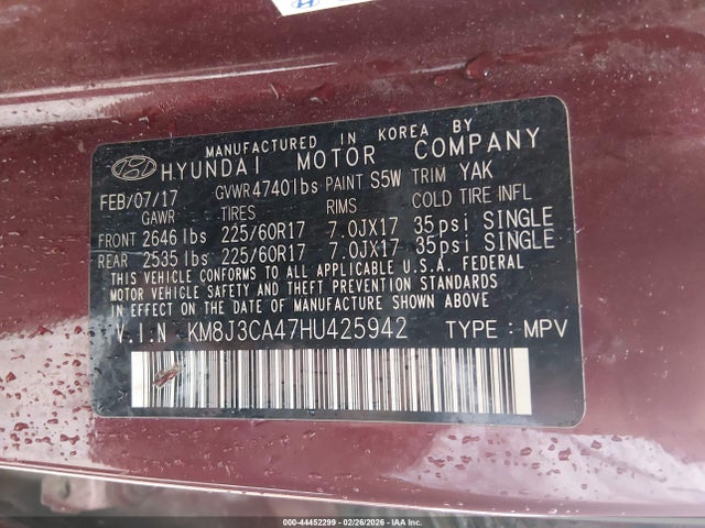 Hyundai TUCSON Se Plus