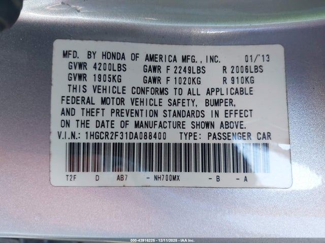 Honda Accord Lx