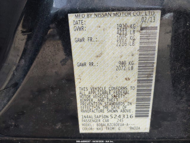 Nissan Altima 2.5 S