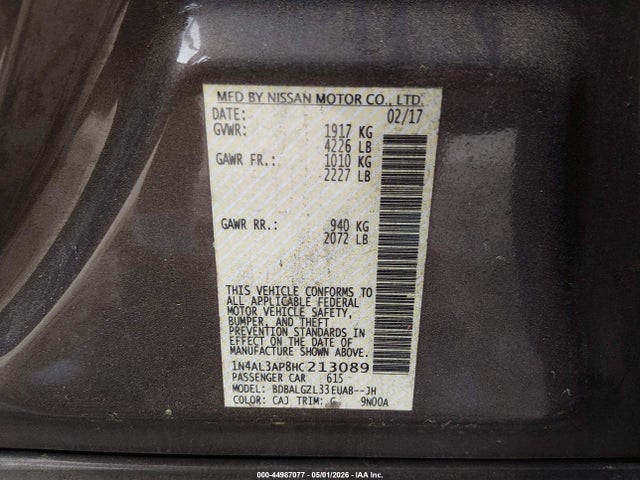 Nissan Altima 2.5 S