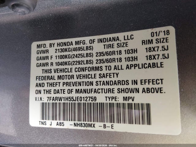 Honda CR-V Ex