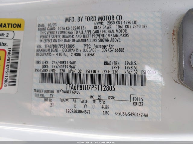 Ford Mustang Ecoboost Fastback