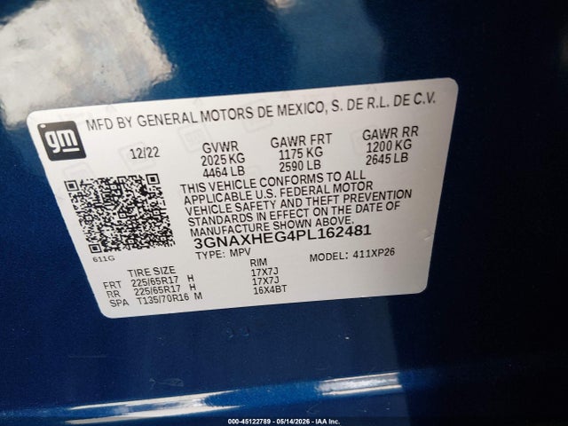 Chevrolet Equinox Fwd Ls