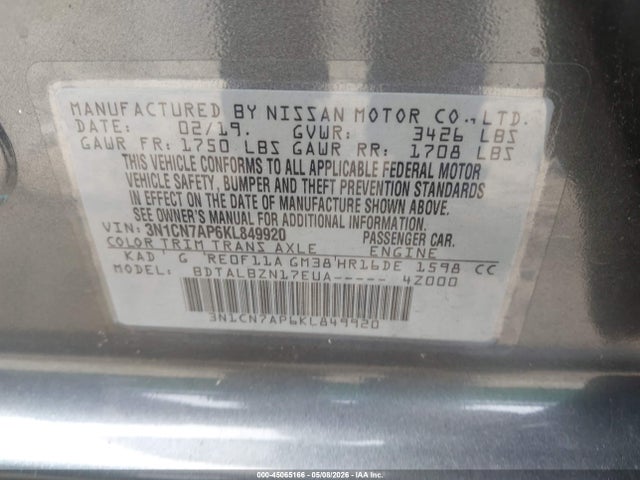 Nissan Versa 1.6 Sv