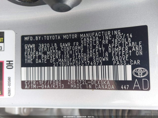 Toyota Corolla S Plus
