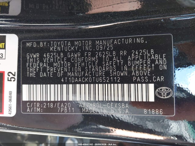 Toyota Camry Se