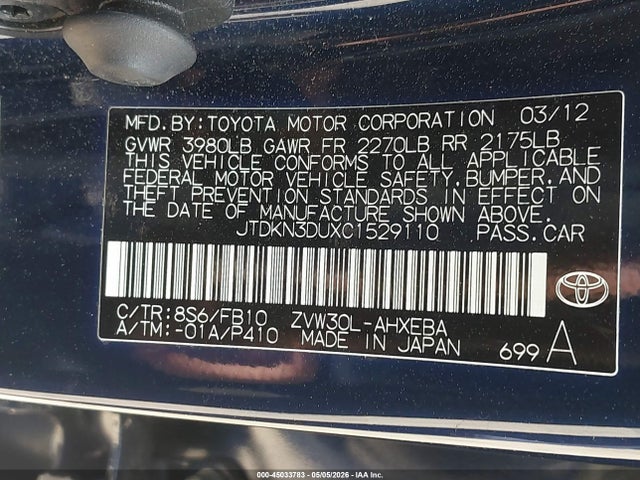 Toyota Prius Two