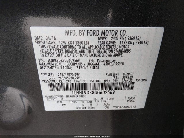 Lincoln MKS