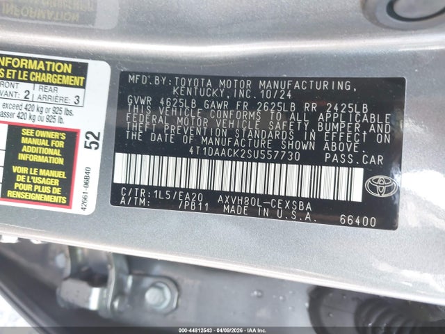 Toyota Camry Se