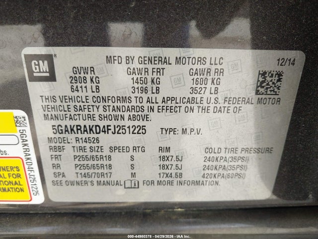 Buick Enclave Convenience