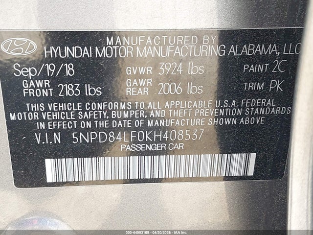 Hyundai ELANTRA Sel