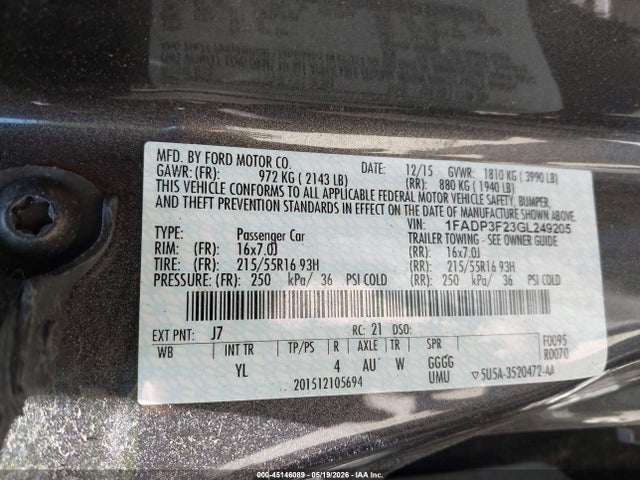 Ford Focus Se