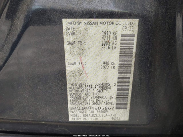 Nissan Altima 2.5 Sl
