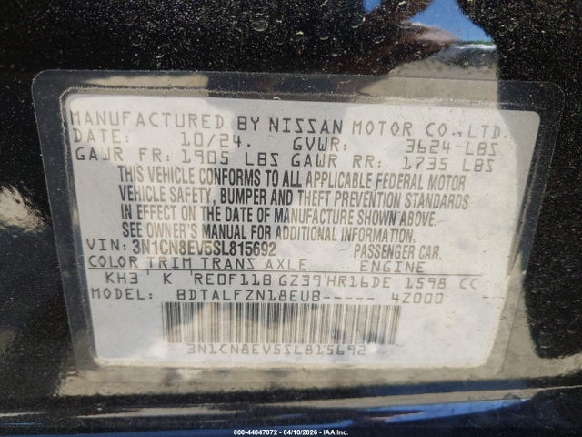 Nissan Versa 1.6 Sv