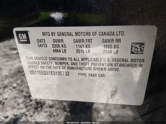 Chevrolet Impala 2lz
