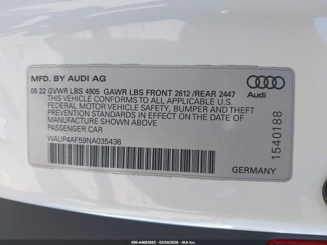 Audi S5 Premium Plus Tfsi Quattro Tiptronic