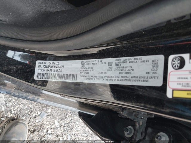 Ram 1500 Rebel  4x4 5'7 Box