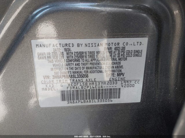 Nissan Kicks S Fwd