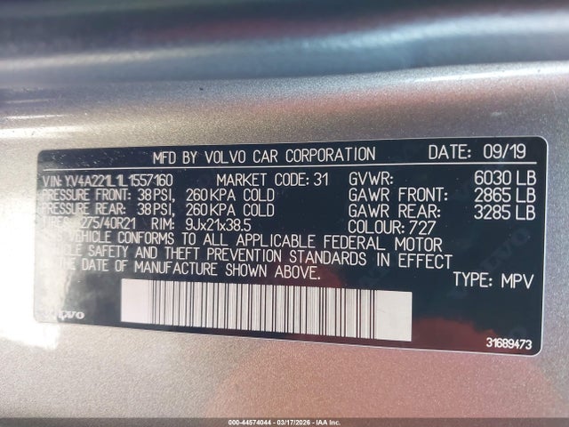 Volvo XC90 T6 Inscription 6 Passenger