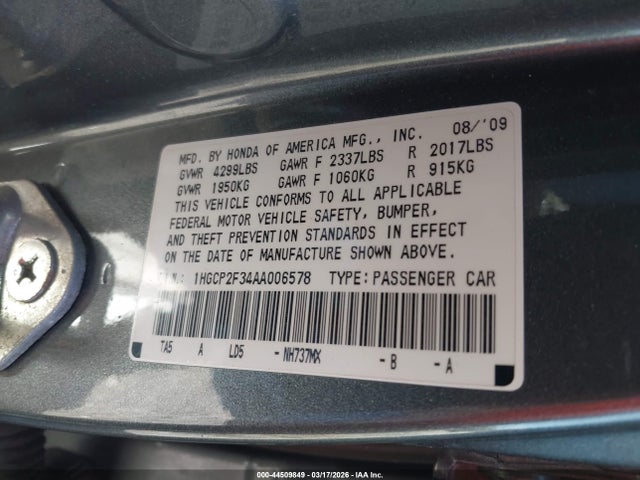 Honda Accord 2.4 Lx
