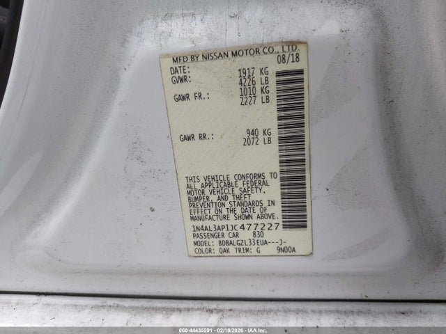 Nissan Altima 2.5 S