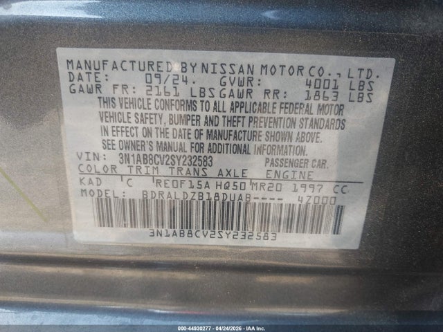 Nissan Sentra Sv