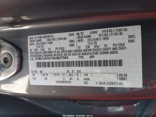Ford Escape Se