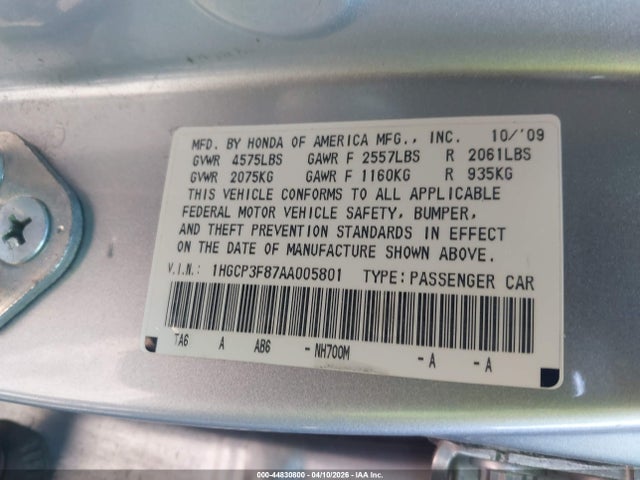 Honda Accord 3.5 Ex-l