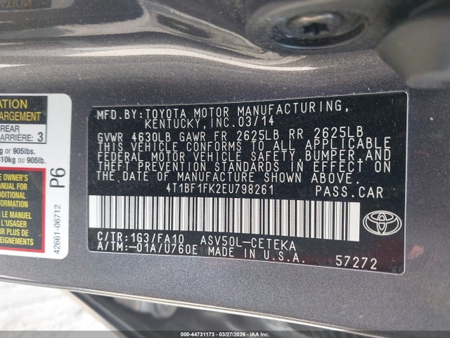 Toyota Camry L