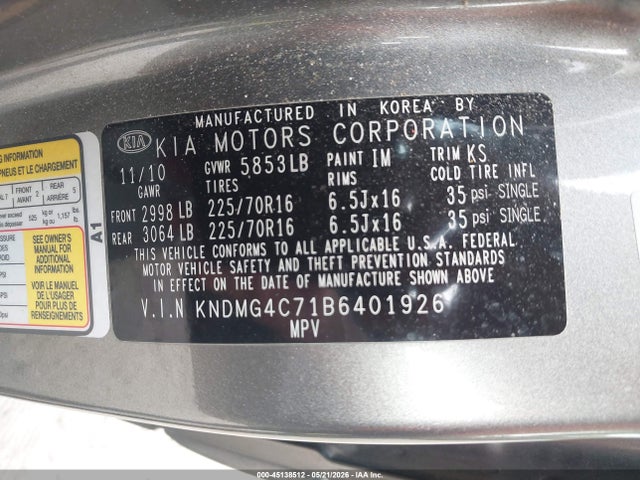 Kia Sedona Lx