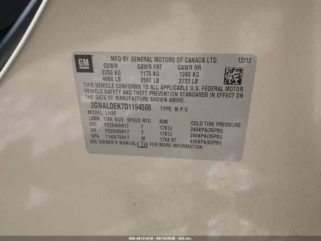 Chevrolet Equinox 1lt