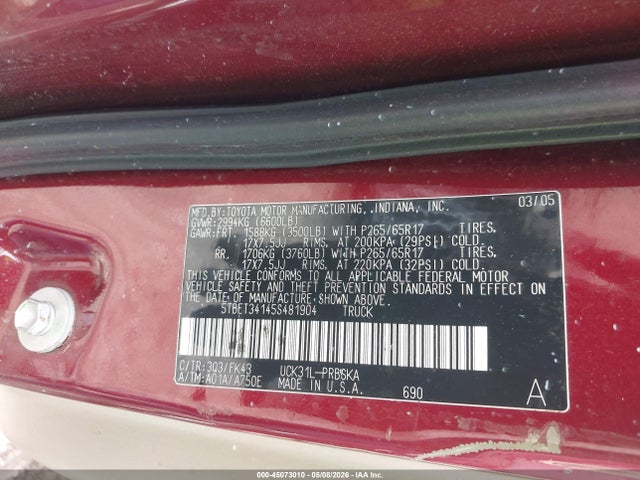 Toyota Tundra Sr5 V8