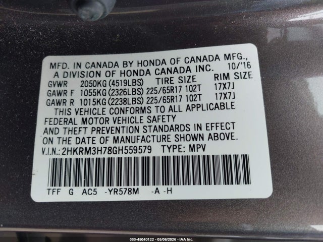 Honda CR-V Ex-l