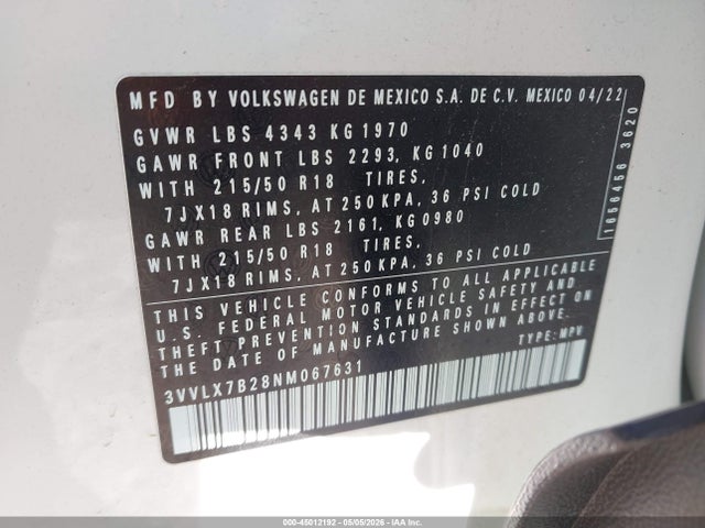 Volkswagen Taos 1.5t Se