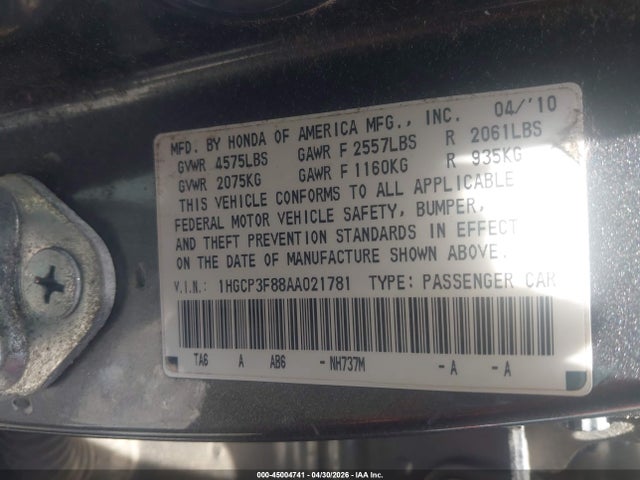 Honda Accord 3.5 Ex-l
