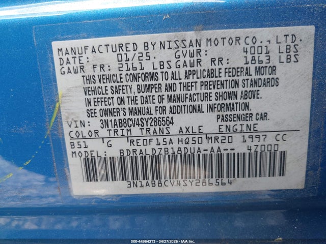 Nissan Sentra Sv