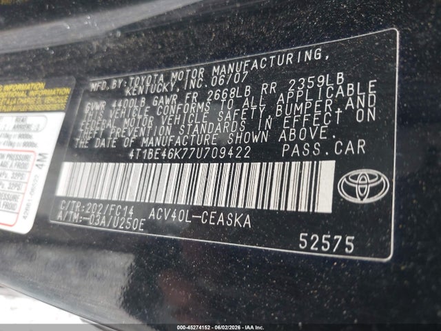 Toyota Camry Se