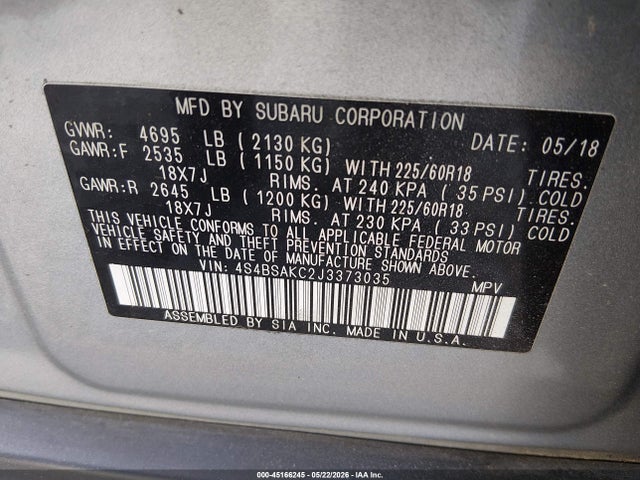 Subaru Outback 2.5i Limited