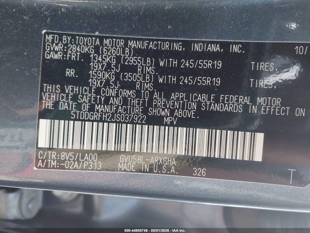 Toyota Highlander Limited