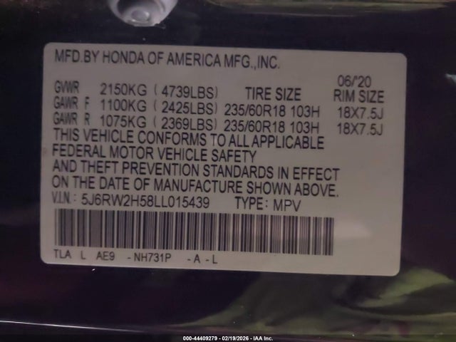 Honda CR-V Awd Ex