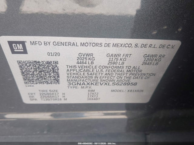 Chevrolet Equinox Fwd Lt 1.5l Turbo