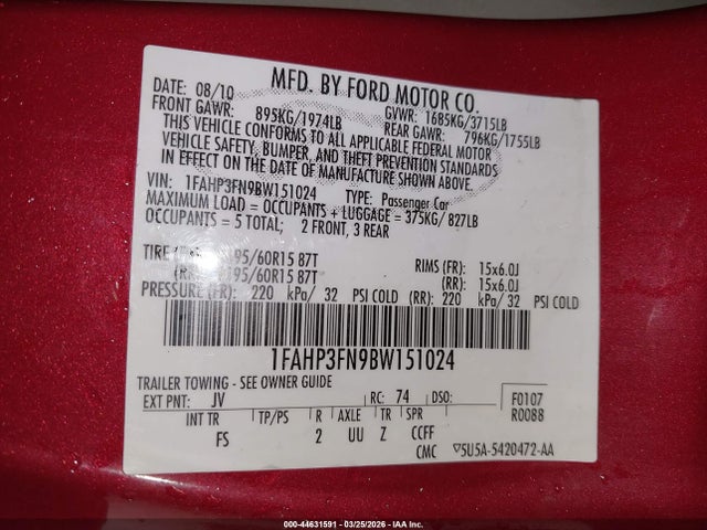 Ford Focus Se