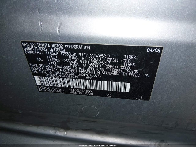 Toyota RAV4 Limited V6